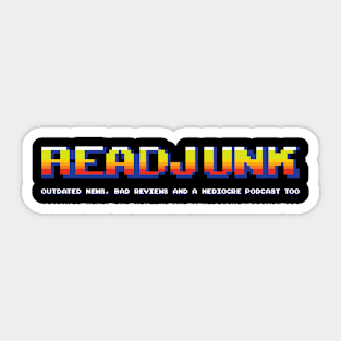 ReadJunk 8-Bit Logo Sticker